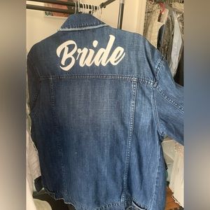 Show me your mumu bride jean jacket